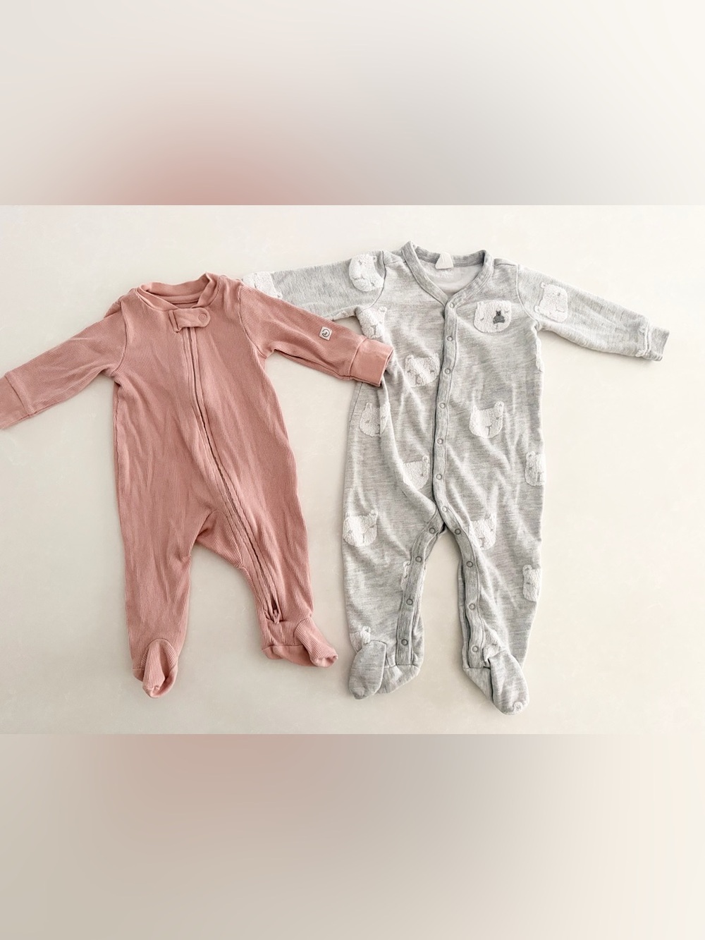 Baby Sleeper Bundle (GAP Bear + Little Planet Carter’s) • Size 3M & 6-9M